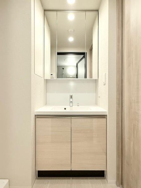 ジオエント駒込の洗面所|スペースが確保できる洗面所です