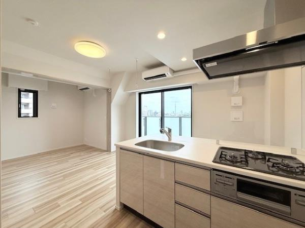 ジオエント駒込の居間・リビング|ゆったり過ごせるリビングです