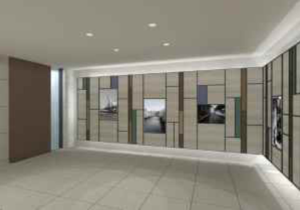 プラウドフラット錦糸町Ⅱのエントランス|落ち着いたエントランスです