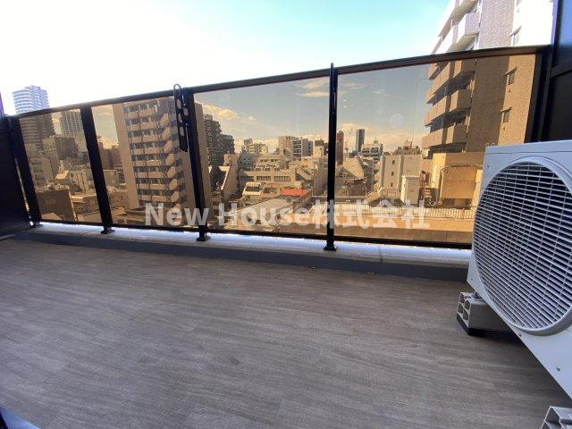 豊島区池袋１丁目の賃貸マンションのバルコニー