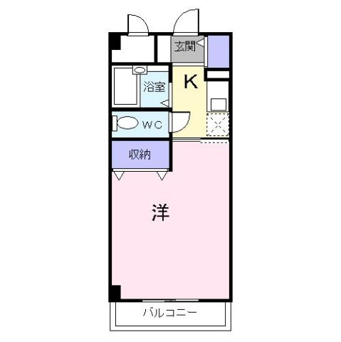 セゾン升本の間取り