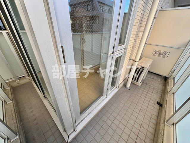 B's117 Northのバルコニー