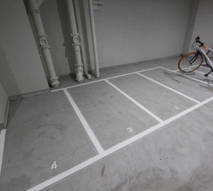 アイル両国弐番館のその他共用部分|バイク置き場