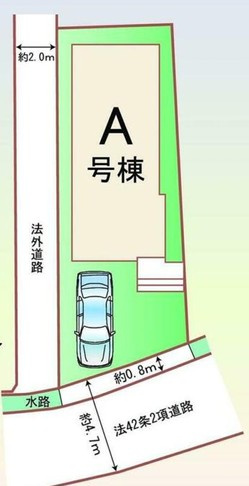 明石市大久保町西島　新築戸建のその他|【ホームページに現地動画掲載中】●年中無休：当日予約可●区画図です。角地につき陽当り・通風良好です