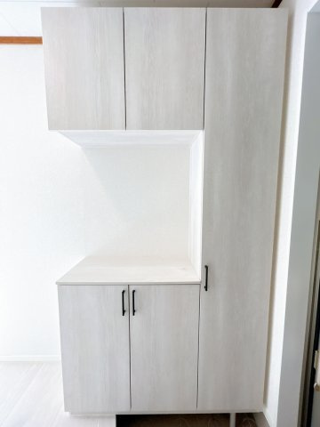 【収納】 | 網走市向陽ヶ丘３丁目３ー２１　中古売家 | 【リフォーム後】シューズボックスは新品に交換致しました。