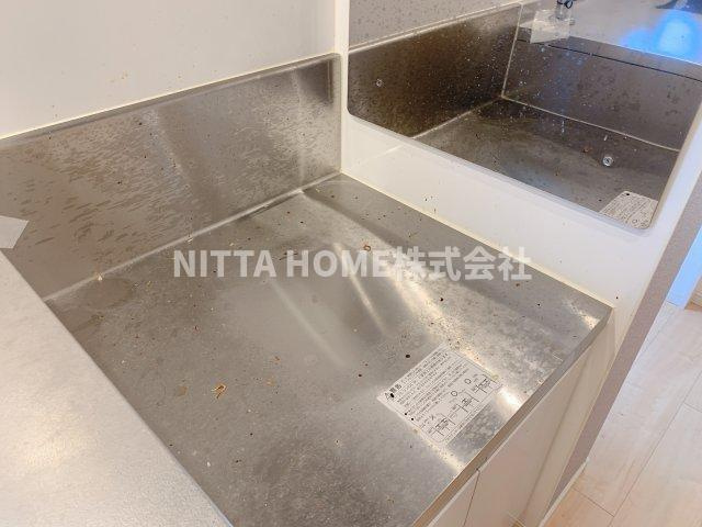 ザ　カルムスペース　ササヤマ２のキッチン|ガスコンロ設置可能です◇