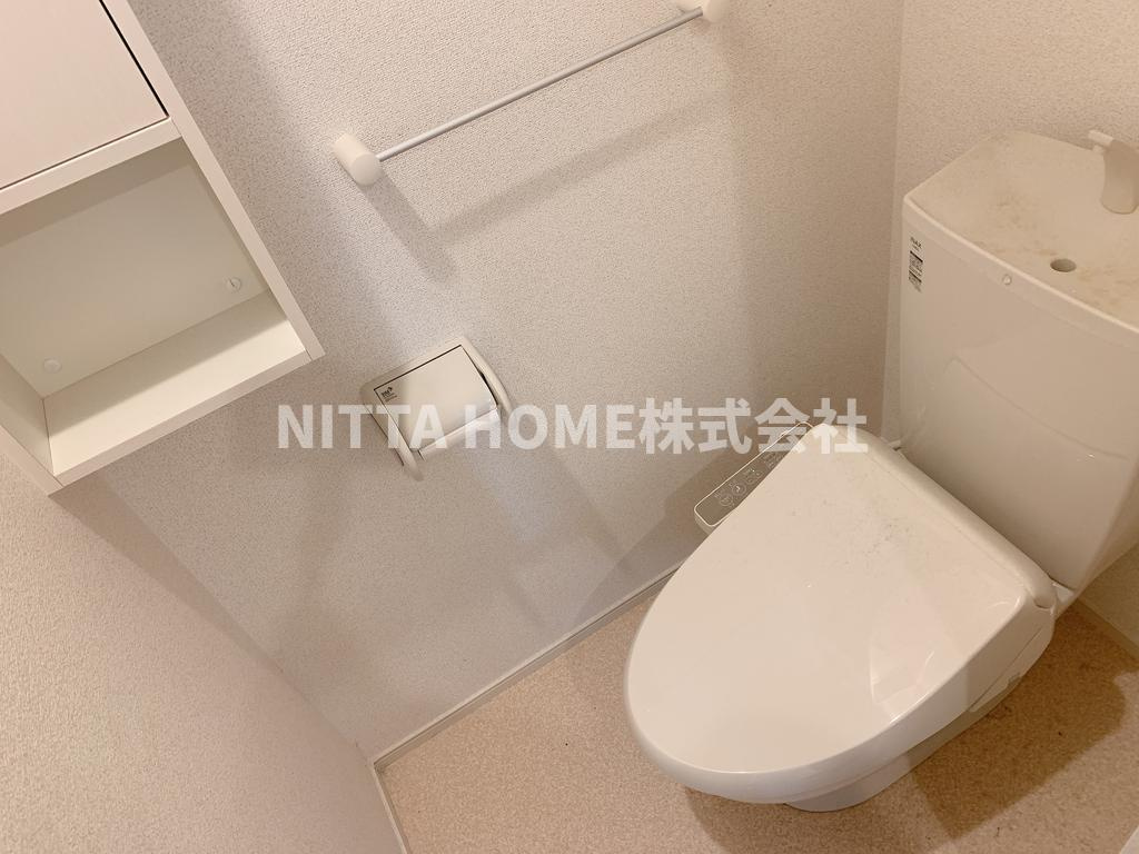 ザ　カルムスペース　ササヤマ２のトイレ|ウォシュレットも完備しています◎