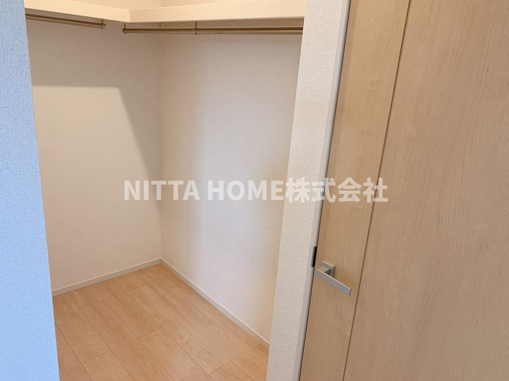 ザ　カルムスペース　ササヤマ２の収納|たっぷり収納できるウォークスルークローゼット有り＊