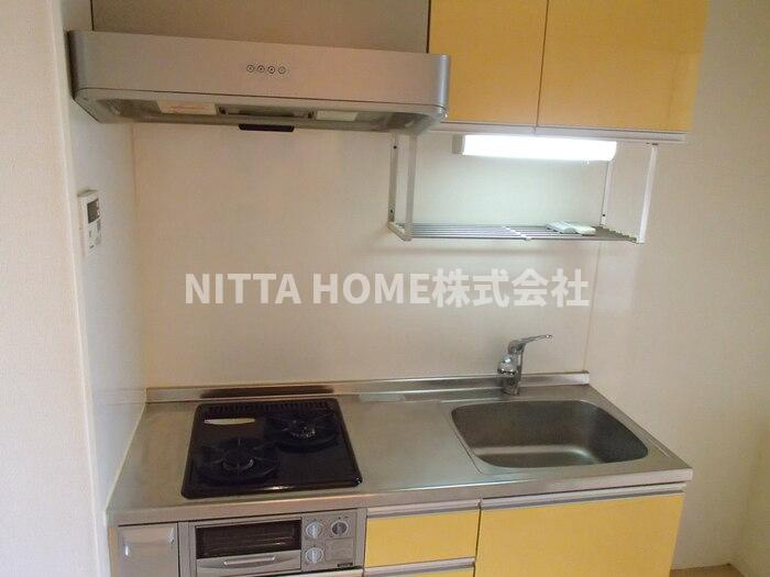 ふぁみーゆのキッチン|嬉しいガスコンロ付キッチン★