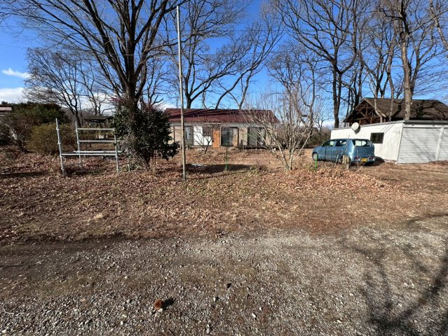 那須郡那須町　別荘の前面道路含む現地写真