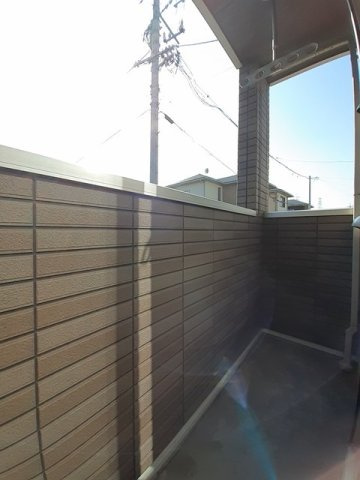 フォレストガーデンＣのバルコニー