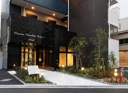 大阪市天王寺区筆ケ崎町の賃貸マンションのエントランス