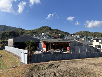 【外観】 | 坂之上8丁目　賃収倉庫付き売地