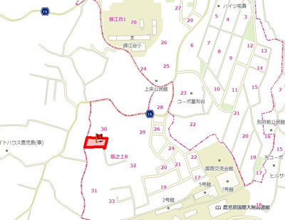 【地図】 | 坂之上8丁目　賃収倉庫付き売地