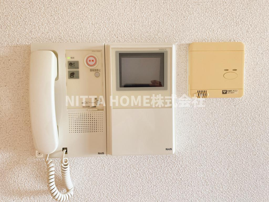 エール豊岡のセキュリティ|TVインターホン付きで安心ですね◎