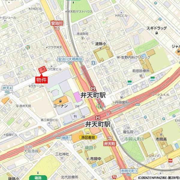 ザ・ファインタワー　ウエストコーストの地図