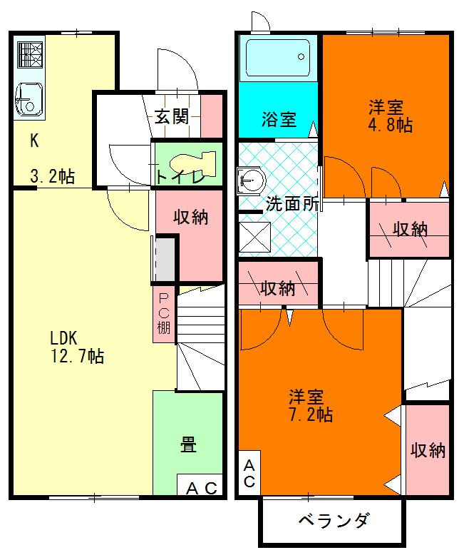 コーラル コーストの間取り