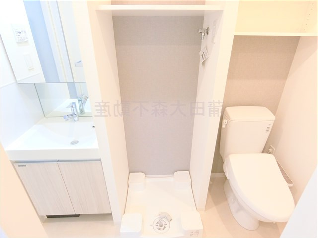 アジールコート武蔵新田の洗面所