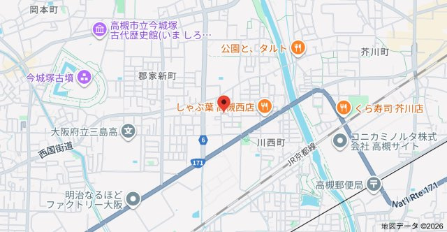 T’Sコートの地図