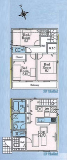 【間取り】 | 西東京市住吉町第10　全4棟　3号棟 | 西東京市住吉町第10　全4棟　3号棟