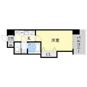 Luxe新大阪EAST2の間取り
