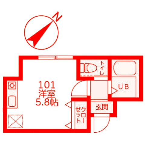 イーストヒルズの間取り