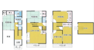 池田１丁目貸家の間取り
