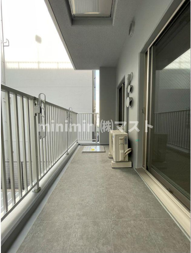 アーバネックス南新町のバルコニー
