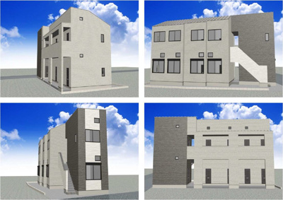 【外観パース】 | クラウンプライド