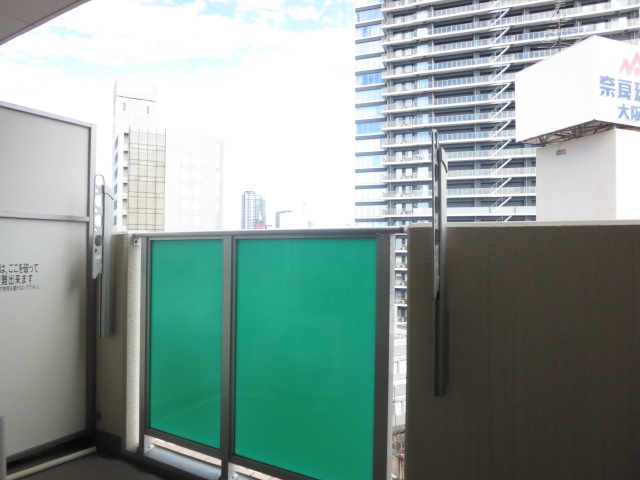 ティラヴェント中津のバルコニー