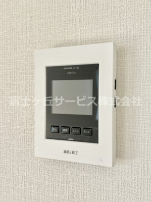 【セキュリティ】 | 富士市増川 3期 新築一戸建て 5号棟 | TVモニター付きインターフォンです