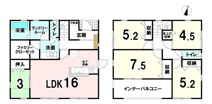 【20万円ｷｬｯｼｭﾊﾞｯｸ対象物件】リーブルガーデン香芝市穴虫4期 全1棟 1号棟の画像