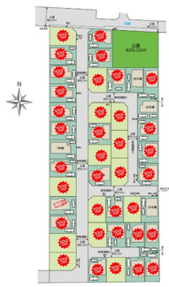 【区画図】 | 花小金井前沢2期　全42棟　36号棟 | 花小金井前沢2期　全42棟　36号棟