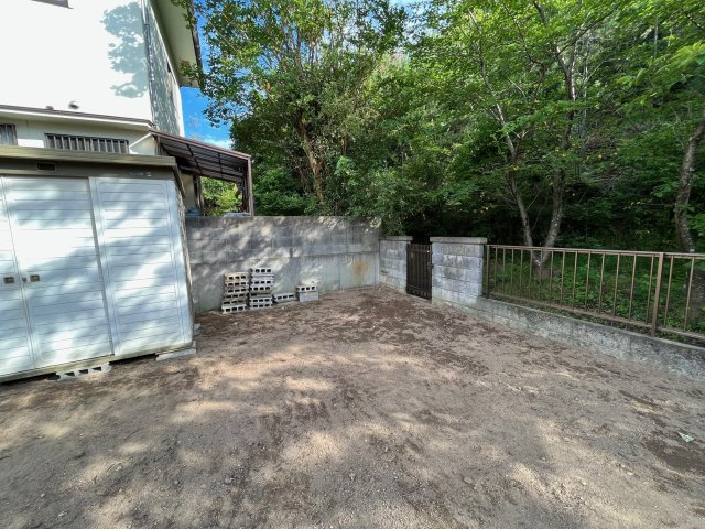 西大島２売戸建ての庭|物置あり