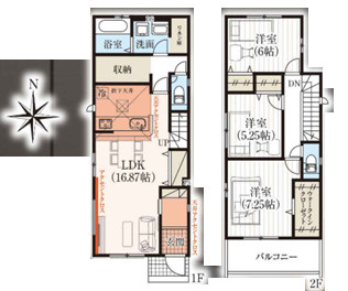 千葉市花見川区さつきが丘一丁目　新築分譲住宅１号棟