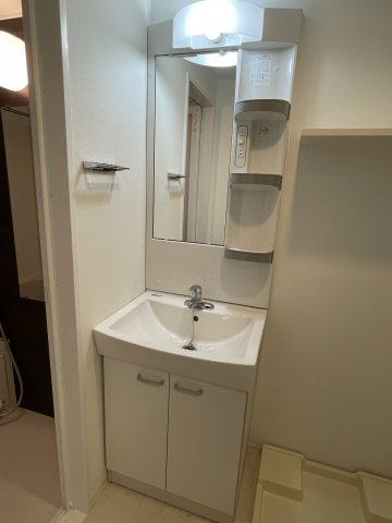 調布市多摩川５丁目の賃貸マンションの洗面所