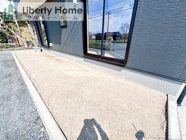 小美玉市江戸1期　新築戸建の庭