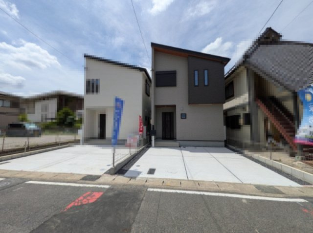 小牧市小牧２丁目　新築戸建　１号棟の外観|外はこのようになっています