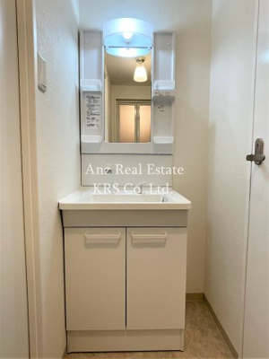 【洗面所】 | ストークアパートメント南堀江 | 縦型照明器付きのシャンプードレッサー！