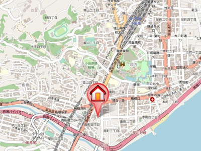 【地図】 | 小田原市南町４丁目戸建