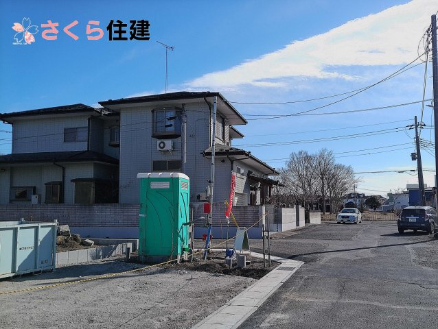 クレイドルガーデン矢板市片岡第1　1号棟の前面道路含む現地写真|閑静な住宅街の一角になります。