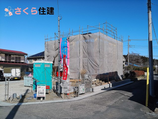 クレイドルガーデン矢板市片岡第1　1号棟の外観|角地で日当たり良好です◎