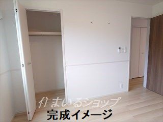 広島市安佐北区落合５丁目のアパートの寝室|完成イメージ（同間取り別部屋）です