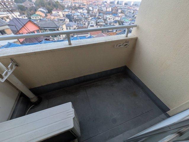 第三岩井ハイツのバルコニー