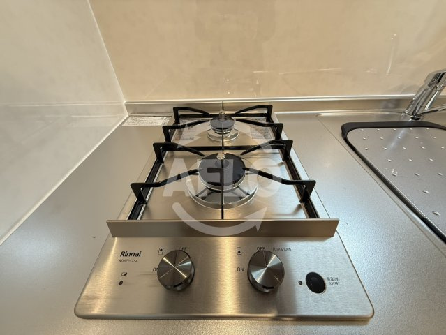 桜ハーモニーテラスのキッチン|桜ハーモニーテラス　ガスコンロ