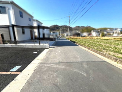 【前面道路含む現地写真】 | 【20万円ｷｬｯｼｭﾊﾞｯｸ対象物件】クレーデルガーデン斑鳩町龍田第2 全2棟2号棟