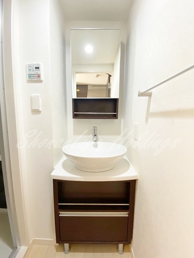 藤沢市善行７丁目の賃貸マンションの洗面所