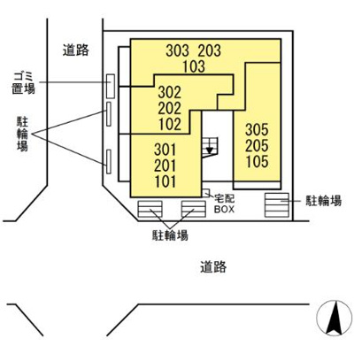 【区画図】 | D Paina 新羽町
