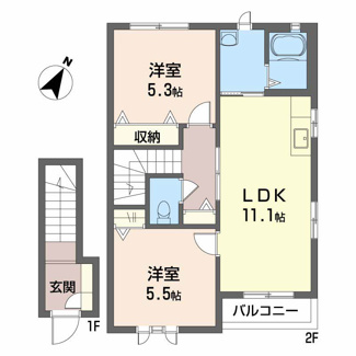 【間取り】 | シャーメゾン・ペリドット