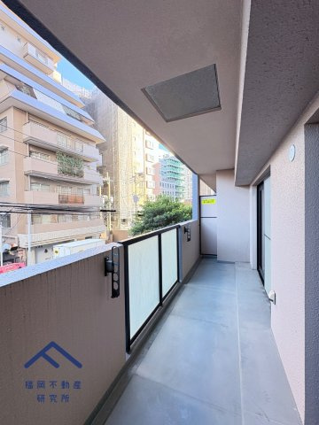 ロワールマンション西公園東のバルコニー